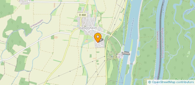 localisation de l'entreprise MADAME FABIENNE WENDLING  DIEBOLSHEIM