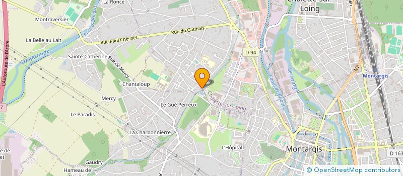 localisation de l'entreprise MADAME FABIENNE WIEWIORA  CHALETTE-SUR-LOING