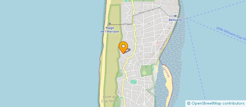 localisation de l'entreprise MADAME FABIENNE WILHELM à LEGE-CAP-FERRET