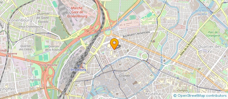 localisation de l'entreprise MADAME FABIENNE WOJCIECHOWSKI  STRASBOURG