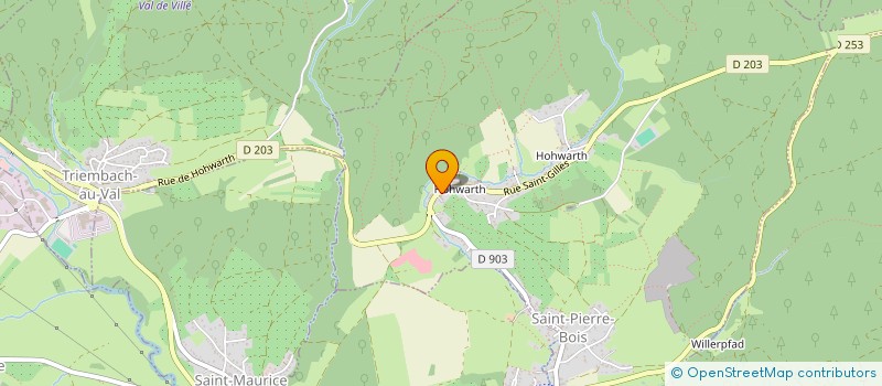 localisation de l'entreprise MADAME FABIENNE ZAEPFFEL  SAINT-PIERRE-BOIS