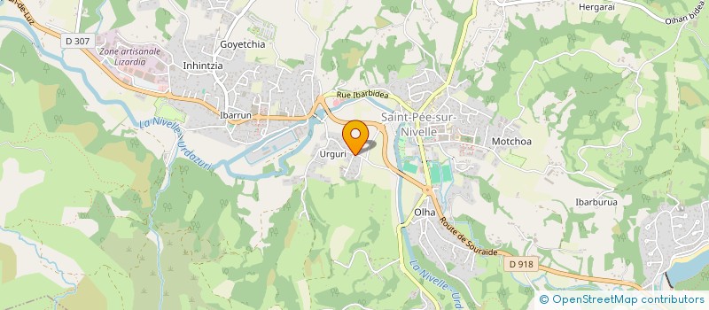 localisation de l'entreprise MADAME FABIENNE ZAMORA  SAINT-PEE-SUR-NIVELLE