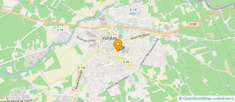 localisation de l'entreprise MADAME FABIENNNE CHAIX à VALREAS