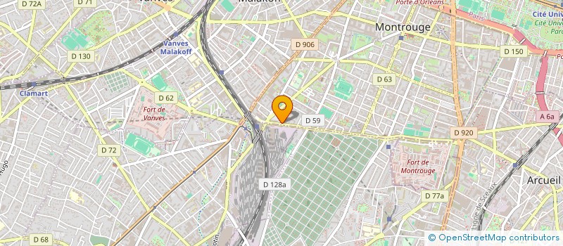 localisation de l'entreprise MADAME FABIENNNE LAMOUROUX à MONTROUGE