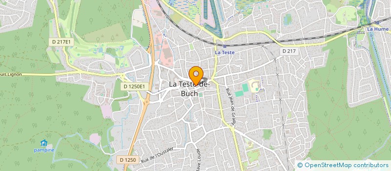 localisation de l'entreprise MADAME FABIENNNE MARIE à LA TESTE DE BUCH