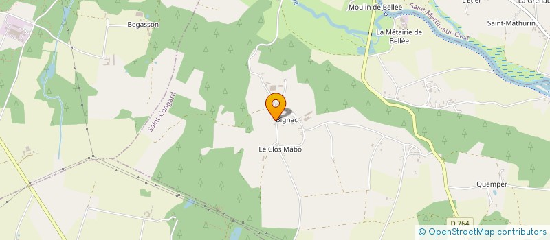 localisation de l'entreprise MADAME FABIOLA ABY  SAINT-CONGARD