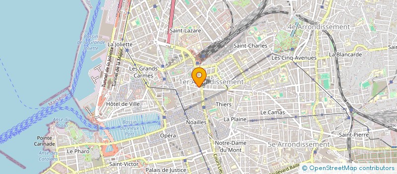 localisation de l'entreprise MADAME FABIOLA AMAUDRIC DU CHAFFAUT à MARSEILLE