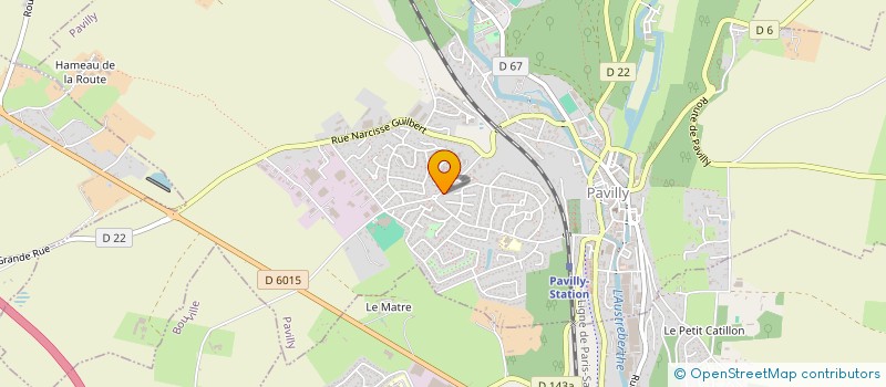 localisation de l'entreprise MADAME FABIOLA AUGUSTO  PAVILLY