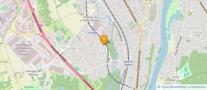 localisation de l'entreprise MADAME FABIOLA BASSON  VILLABE