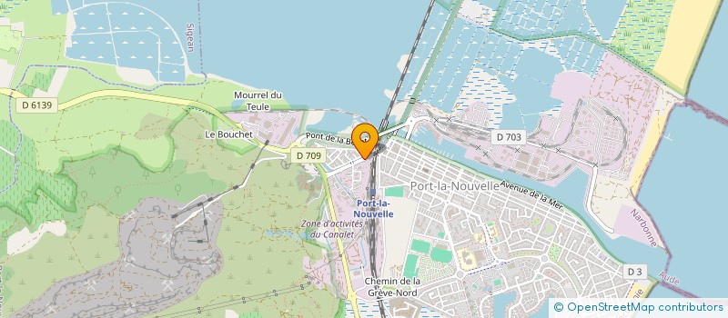 localisation de l'entreprise MADAME FABIOLA BAUER  PORT-LA-NOUVELLE