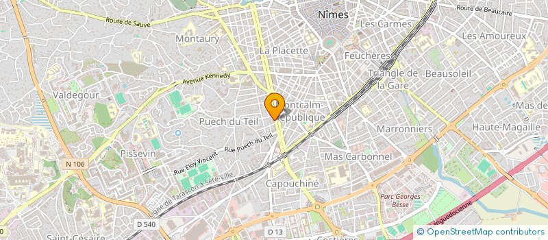 localisation de l'entreprise MADAME FABIOLA BOILLY  NIMES