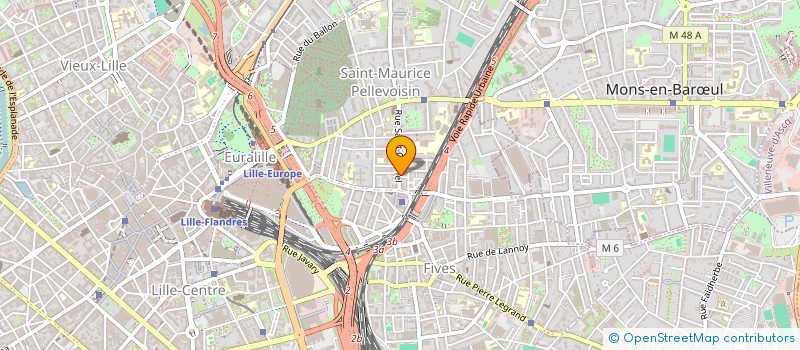localisation de l'entreprise MADAME FABIOLA COSSIAUX à LILLE