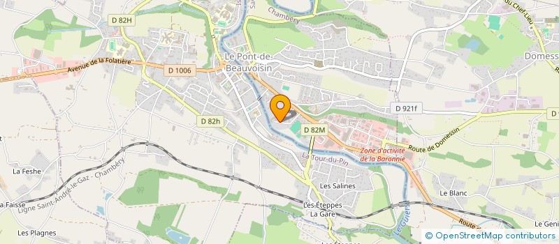 localisation de l'entreprise MADAME FABIOLA CRICCHIO  LE PONT-DE-BEAUVOISIN