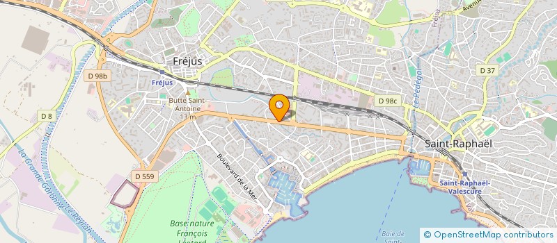 localisation de l'entreprise MADAME FABIOLA DURU à FREJUS