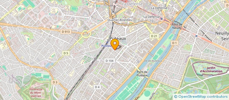 localisation de l'entreprise MADAME FABIOLA FRUCHAUD  PUTEAUX