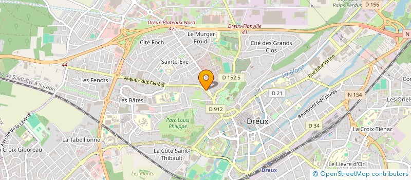 localisation de l'entreprise MADAME FABIOLA LIAGRE à DREUX