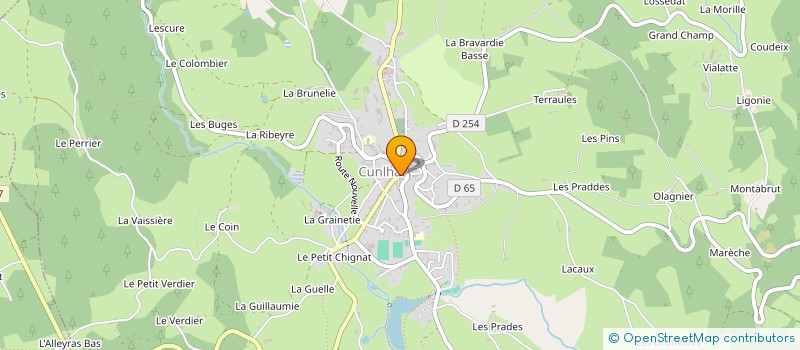 localisation de l'entreprise MADAME FABIOLA MACHON à CUNLHAT