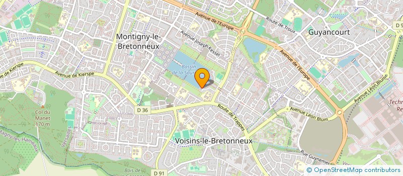 localisation de l'entreprise MADAME FABIOLA MORRONE  VOISINS-LE-BRETONNEUX