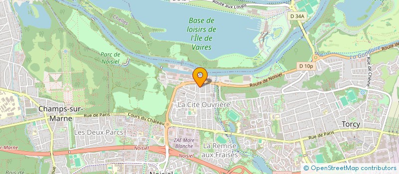 localisation de l'entreprise MADAME FABIOLA PATRICIA FARIOLI  NOISIEL