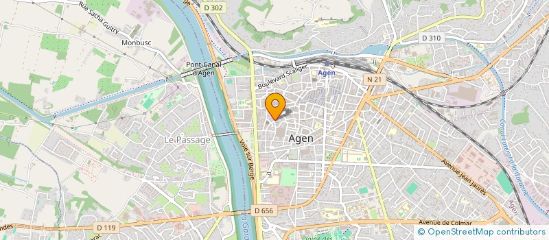 localisation de l'entreprise MADAME FABIOLA PICARD à AGEN