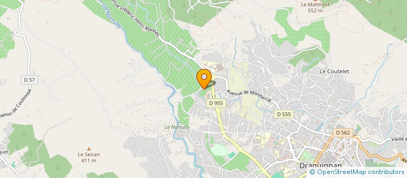 localisation de l'entreprise MADAME FABIOLA RUISI  DRAGUIGNAN