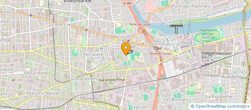 localisation de l'entreprise MADAME FABIOLA UMUGWANEZA DUCLOS  VILLEURBANNE