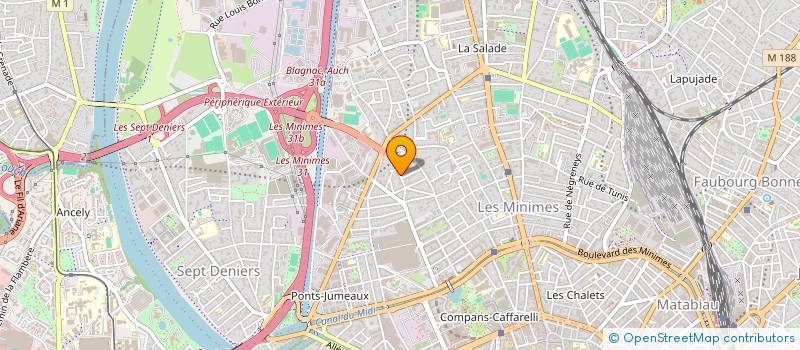 localisation de l'entreprise MADAME FABRICE BARILLER  TOULOUSE