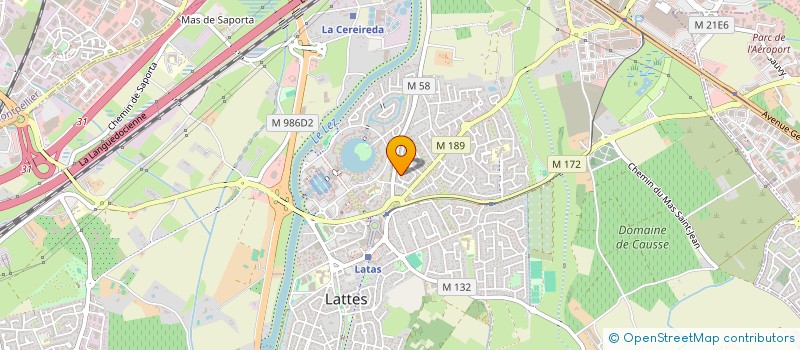 localisation de l'entreprise MADAME FABRICE COUTURE à LATTES