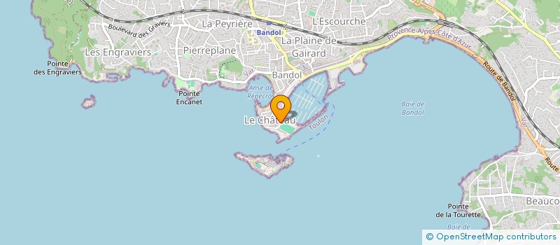 localisation de l'entreprise MADAME FABRINE NURIT  BANDOL