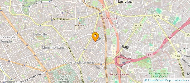 localisation de l'entreprise MADAME FABYOULA ALI  PARIS