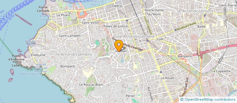 localisation de l'entreprise MADAME FADAILA CHAOUCH à MARSEILLE