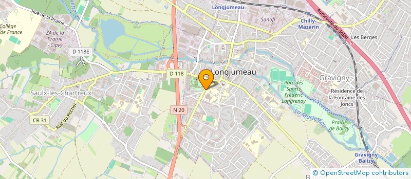 localisation de l'entreprise MADAME FADEL DENNO  LONGJUMEAU