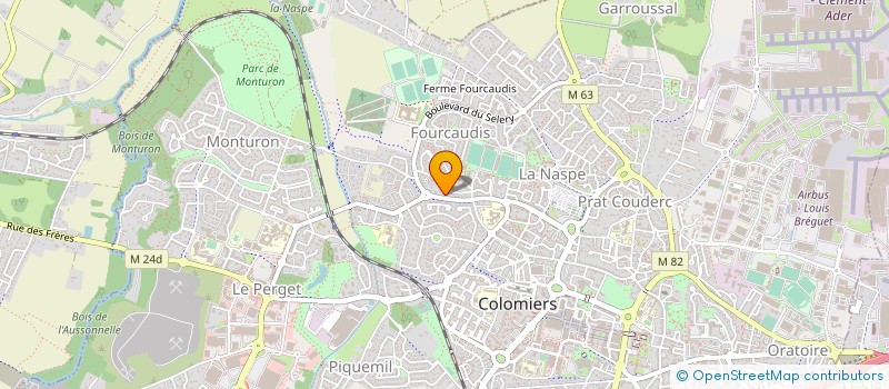 localisation de l'entreprise MADAME FADELAH RYAD à COLOMIERS