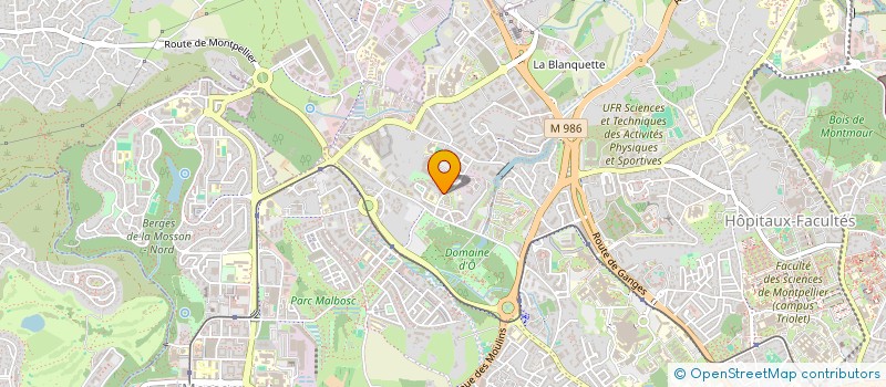 localisation de l'entreprise MADAME FADERERA ALAO à MONTPELLIER
