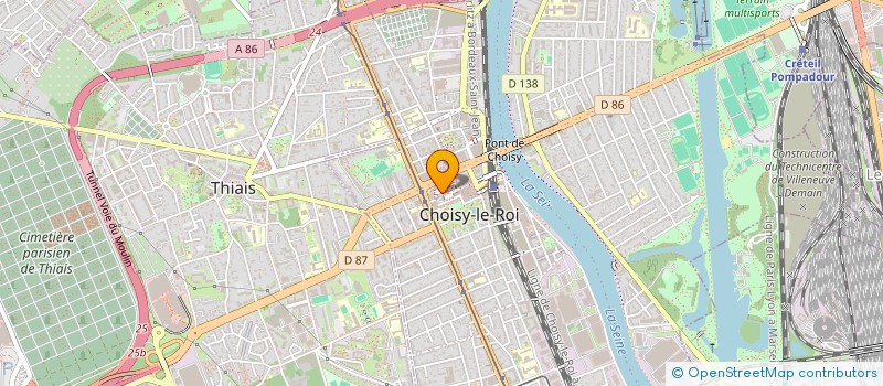 localisation de l'entreprise MADAME FADHILA KECHACHE  CHOISY-LE-ROI