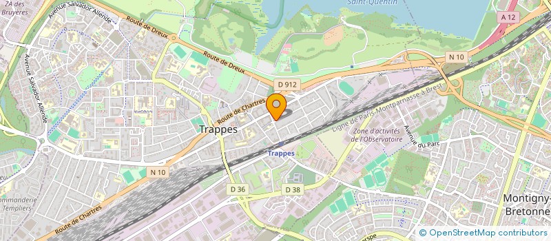 localisation de l'entreprise MADAME FADHILA MACHHOUR GHRISSI  TRAPPES