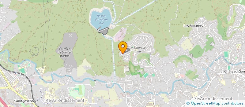 localisation de l'entreprise MADAME FADHILA OUNI  MARSEILLE 14EME