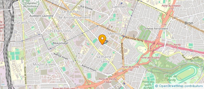 localisation de l'entreprise MADAME FADHILA SLATNI à LYON