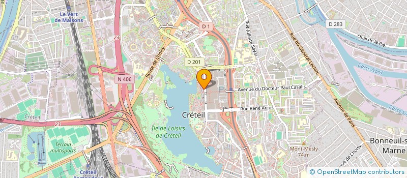 localisation de l'entreprise MADAME FADIA HASHISH  CRETEIL