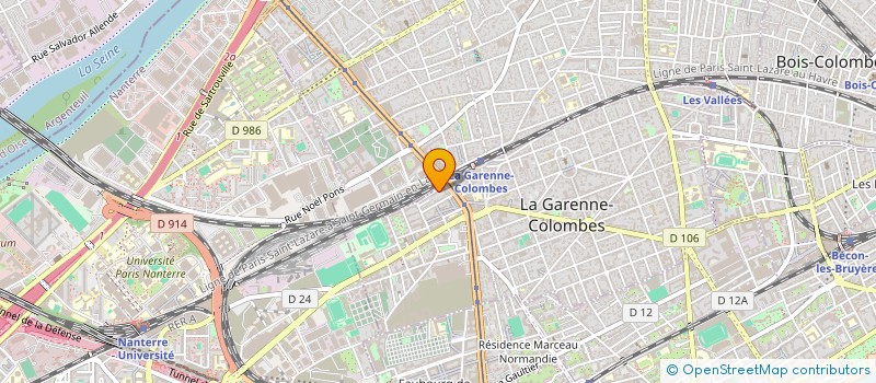 localisation de l'entreprise MADAME FADIA MATTA à LA GARENNE-COLOMBES