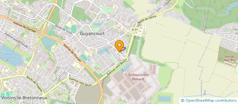 localisation de l'entreprise MADAME FADIL HOURI  GUYANCOURT