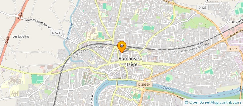 localisation de l'entreprise MADAME FADILA BENARBIA à ROMANS-SUR-ISERE