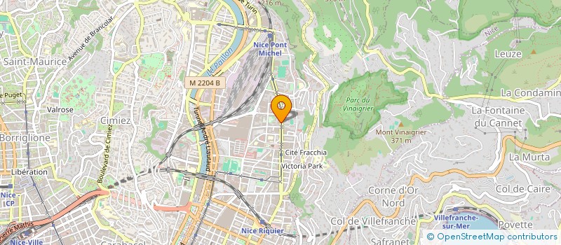 localisation de l'entreprise MADAME FADILA BENSAID  NICE