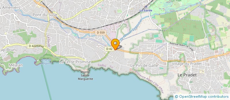 localisation de l'entreprise MADAME FADILA BENYAHIA à LE PRADET