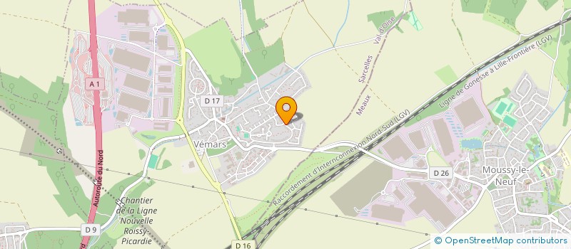 localisation de l'entreprise MADAME FADILA BOUZIAD  VEMARS