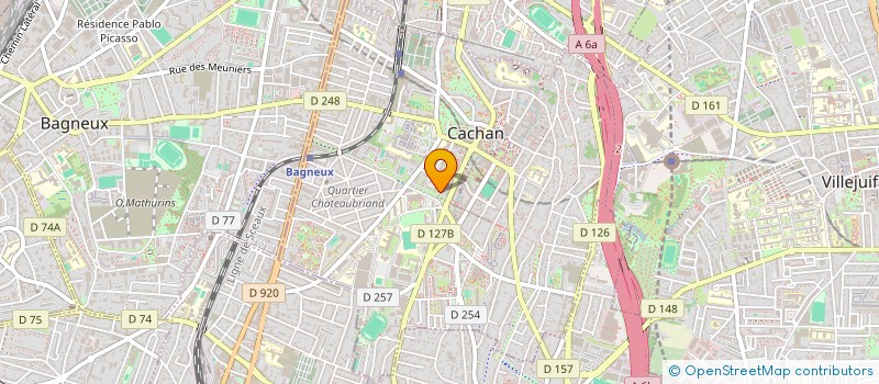 localisation de l'entreprise MADAME FADILA CHAFAI  CACHAN