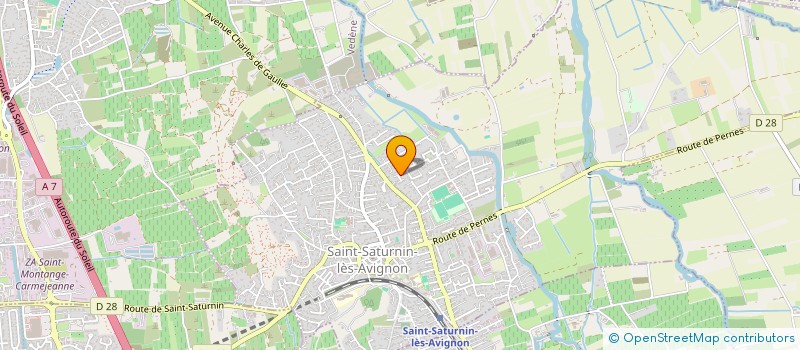 localisation de l'entreprise MADAME FADILA DRICI  SAINT-SATURNIN-LES-AVIGNON