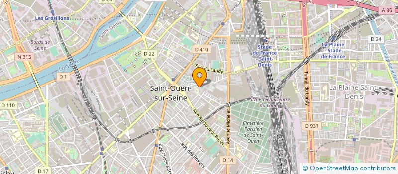 localisation de l'entreprise MADAME FADILA EL KHAMSI à SAINT-OUEN-SUR-SEINE