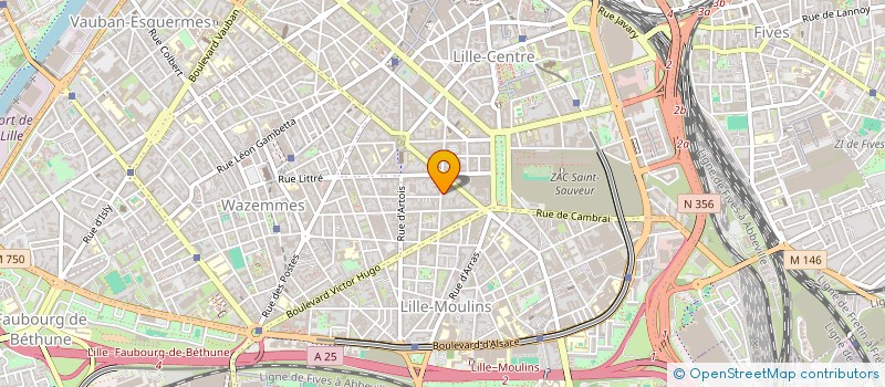 localisation de l'entreprise MADAME FADILA FERKHEDDIB à LILLE