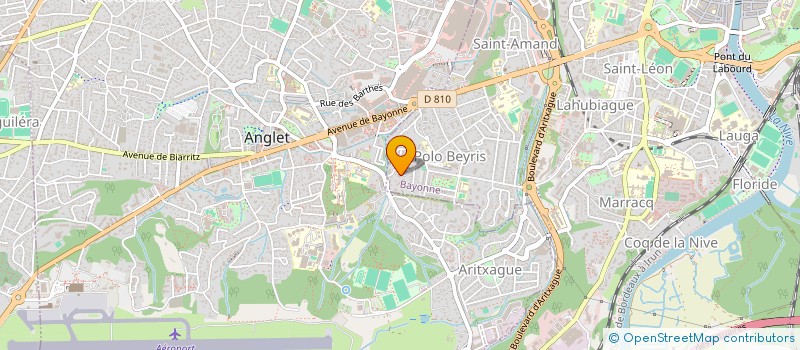 localisation de l'entreprise MADAME FADILA HASSANI à BAYONNE